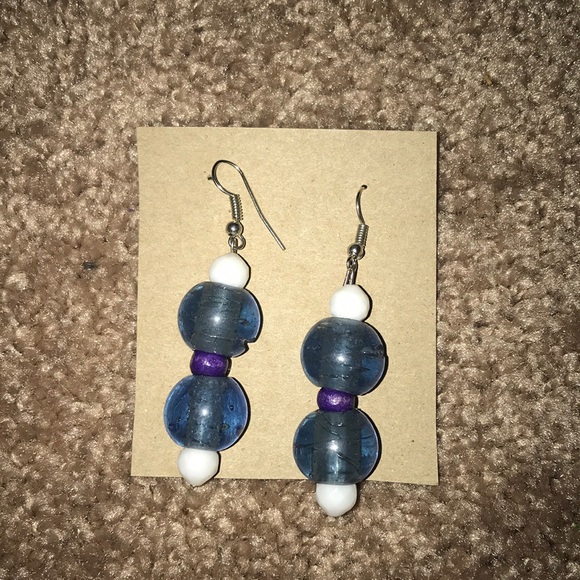Handmade Drop Earrings - Picture 2 of 2